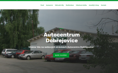 Nový web Autocentrum Dobřejovice + microsites