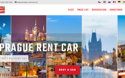 Webové stránky pro Praguerentacar